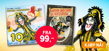 Kaptein Sabeltann-bøker på tilbud | i Barnas egen bokverden
