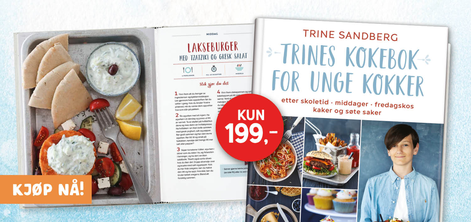 Trines kokebok for unge kokker i Barnas egen bokverden