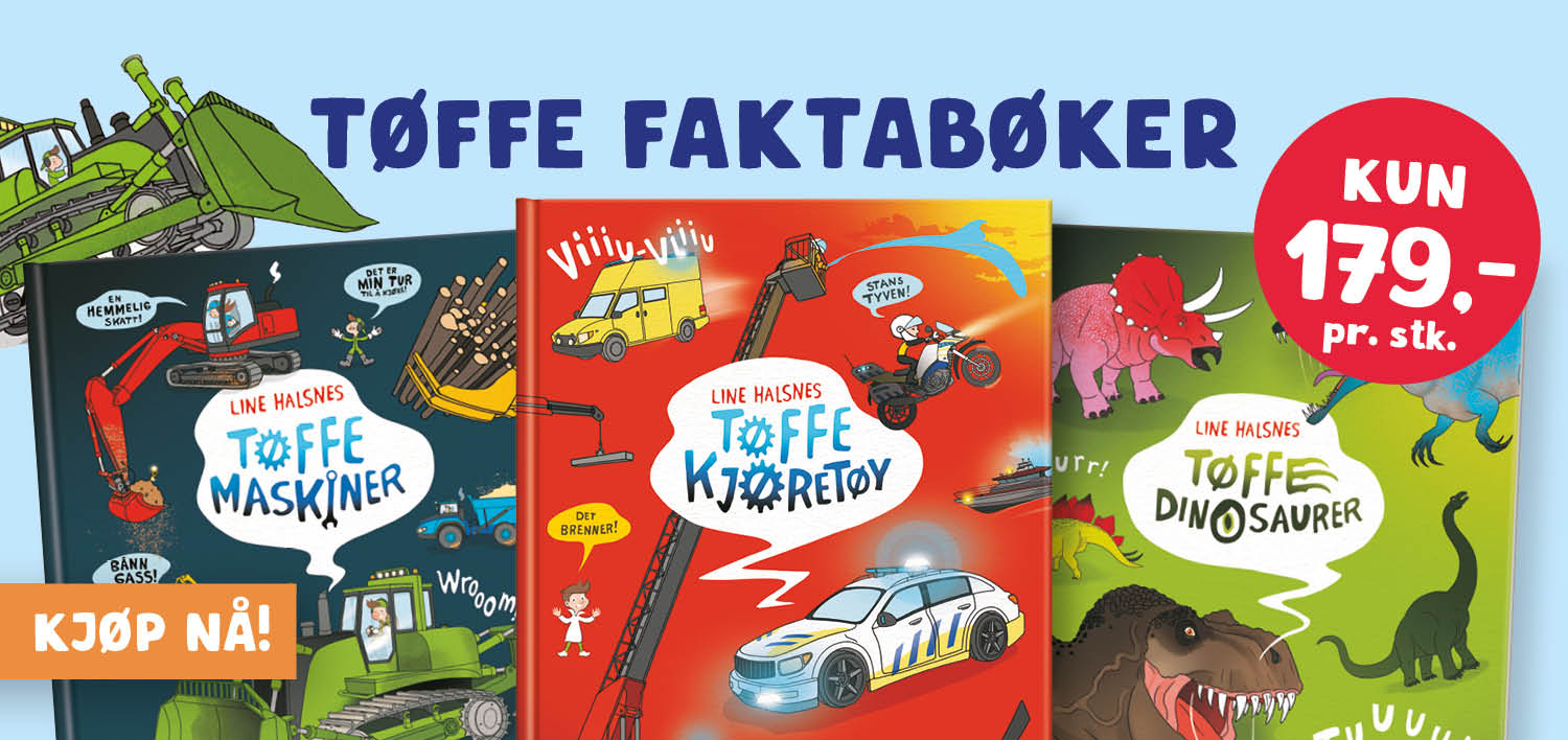 Tøffe faktabøker i Barnas Egen Bokverden