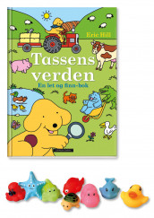 Tassens verden - en let og finn-bok og badedyr av Eric Hill (Pakke)