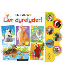 Lær dyrelyder! (Kartonert)