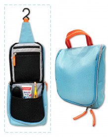 Toalettmappe barn, lyseblå