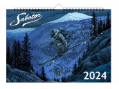 Sabotør veggkalender 2024 av John S. Jamtli (Kalender)