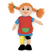 Pippi mellomstor dukke (30 cm) av Astrid Lindgren (Myk leke)