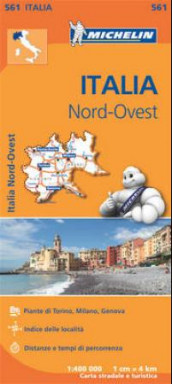 Italia nordvest (MI 561) av Michelin (Kart, falset)