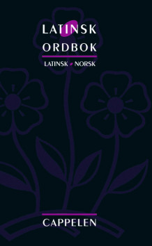 Latinsk ordbok av Marius Nygaard (Innbundet)