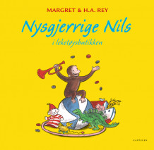Nysgjerrige Nils i leketøysbutikken av H.A. Rey og Margaret Rey (Innbundet)
