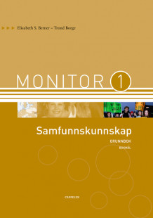 Monitor 1 Samfunnskunnskap Grunnbok av Trond Borge (Innbundet)
