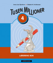 Tusen millioner Ny utgave 4 Lærerens bok av Anne-Lise Gjerdrum (Perm)