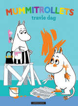 Omslag - Mummitrollets travle dag - fargeleggingsbok