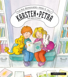 Karsten og Petra på biblioteket av Tor Åge Bringsværd (Innbundet)