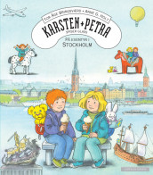 Omslag - Karsten og Petra spiser glass - På eventyr i Stockholm