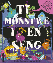 Ti monstre i en seng - med lyd (Innbundet)