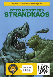 Min første leseløve - Otto Monsters strandkaos av Jon Ewo (Innbundet)