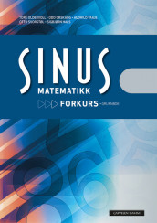 Sinus Forkurs Grunnbok (2016) av Sigbjørn Hals, Tore Oldervoll, Odd Orskaug, Otto Svorstøl og Audhild Vaaje (Innbundet)