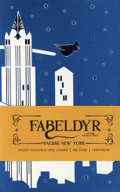 Fabeldyr og hvor de er å finne: Magiske New York linjert notatbok (Innbundet)