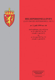Helsepersonelloven (lov om helsepersonell) (Heftet)