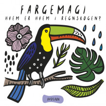 Fargemagi badebok - Hvem er hvem i regnskogen? (Plastpakket)