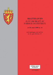 Skatteloven (lov om skatt av formue og inntekt) (Heftet)
