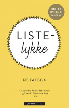 Listelykke notatbok av Gunn Beate Reinton Utgård (Heftet)