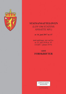 Statsansatteloven (lov om statens ansatte mv.) m/forskrifter (Heftet)