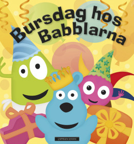 Omslag - Bursdag hos Babblarna