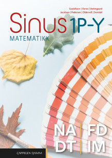 Sinus 1P-Y NA, FD, DT, IM (LK20) av Einar Gustafsson, Robin Bjørnetun Jacobsen, Tore Oldervoll, Egil Reidar Osnes, Terje Andreas Pedersen, Otto Svorstøl og Birte Vestergaard (Heftet)