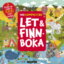 Den kjempestore let & finn-boka (Kartonert)