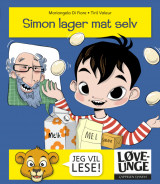 Omslag - Løveunge - Simon lager mat selv