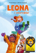 Omslag - Min første leseløve - Leona 4: Leona i vintertrøbbel