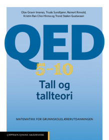 QED 5–10: Tall og tallteori av Olav Gravir Imenes, Trude Sundtjønn, Reinert A. Rinvold, Kristin Ran Choi Hinna og Trond Stølen Gustavsen (Fleksibind)