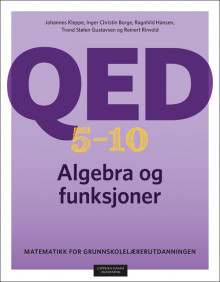 QED 5–10: Algebra og funksjoner av Johannes Kleppe, Inger Christin Borge, Ragnhild Hansen, Trond Stølen Gustavsen og Reinert A. Rinvold (Fleksibind)
