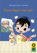 Omslag - Leseløve nivå 1 - Simon lager mat selv