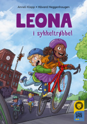 Leseløve nivå 2 - Leona i sykkeltrøbbel av Anneli Klepp (Innbundet)