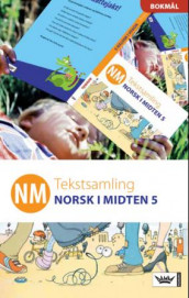 NM Norsk i midten 5 tekstsamling bm av Camilla Thornæs Haukeland og Kristín A. Sandberg (Innbundet)