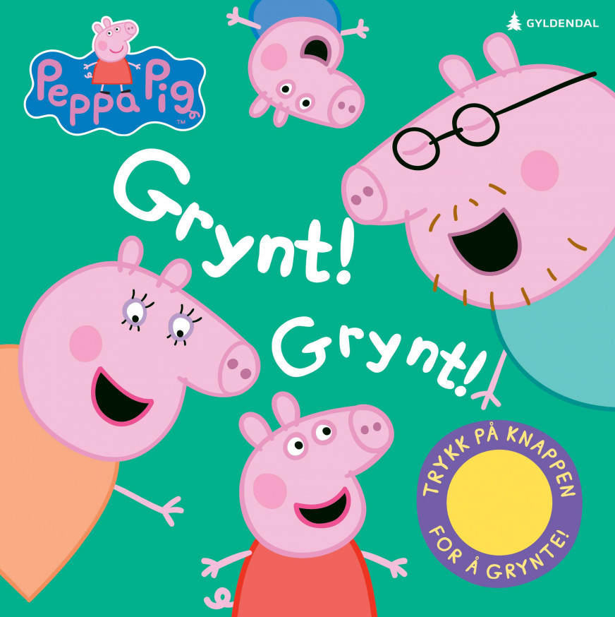 Grynt! Grynt! (Innbundet) - Bøker med lyd | Barnas Egen Bokverden
