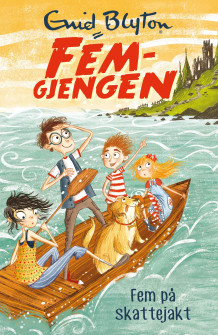 Fem på skattejakt av Enid Blyton (Innbundet)