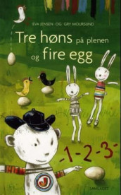 Tre høns på plenen og fire egg av Eva Jensen (Innbundet)