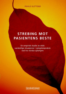 Strebing mot pasientens beste av Åshild Slettebø (Heftet)