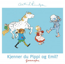 Kjenner du Pippi og Emil? av Astrid Lindgren (Lydbok-CD)