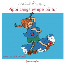 Pippi Langstrømpe på tur av Astrid Lindgren (Lydbok-CD)