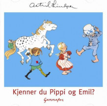 Kjenner du Pippi og Emil? av Astrid Lindgren (Lydbok-CD)