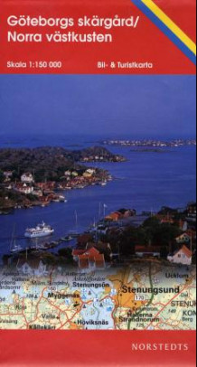 Gøteborgs skjærgård og nordlige vestkysten av Sverige av Norstedts Förlag (Kart, falset)