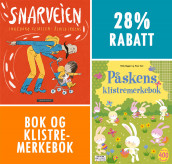 Snarveien og Påskens klistremerkebok av Ingeborg Eliassen  (Pakke)