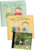 Omslag - Ellen og Ole leker, Ellen og Ole spiser og Barnas sanger, CD