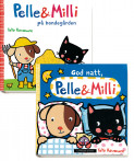 Omslag - God natt, Pelle & Milli og Pelle & Milli på bondegården