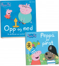 Omslag - Peppa er pirat og Opp og ned