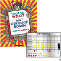 Omslag - Hvor er Willy? Den utrolige boken og Skrytetavle