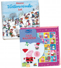 Omslag - Nissenes vintervrimlebok og Peppa Julekalender 