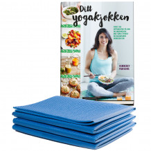 Yogamatte + kokebok for bedre helse (Pakke)
